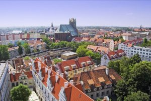 The city of Szczecin Poland by cruise